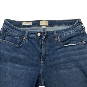 Universal Thread Mid-Rise Curvy Skinny Jeans - Dark Wash Women's Size 14/32S